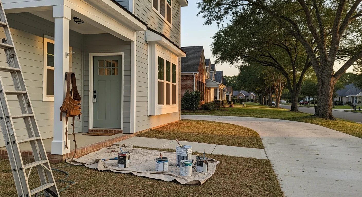 General contractor team working on residential renovation project in Chattanooga