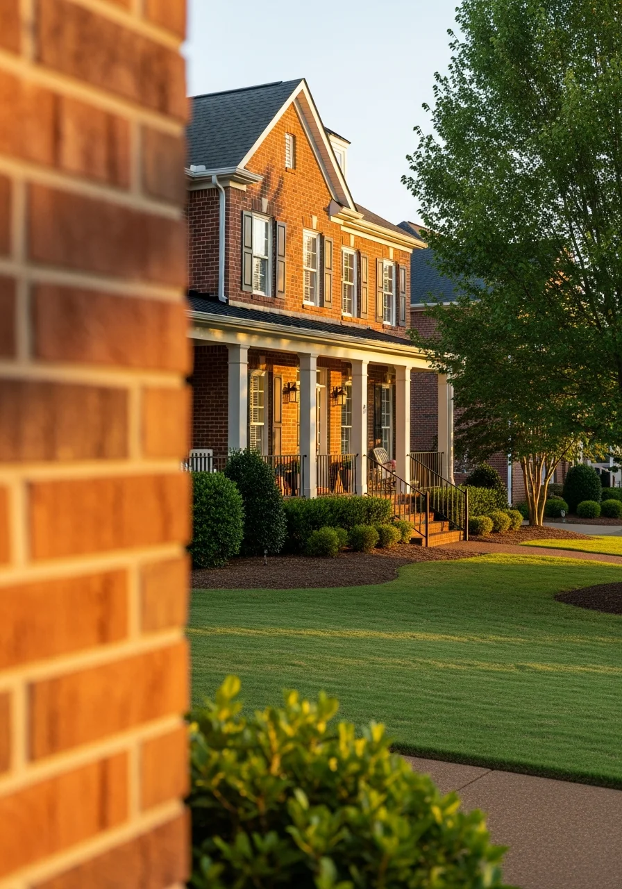 Street-level photo of a Nashville residential property with typical architectural style and landscaping.
